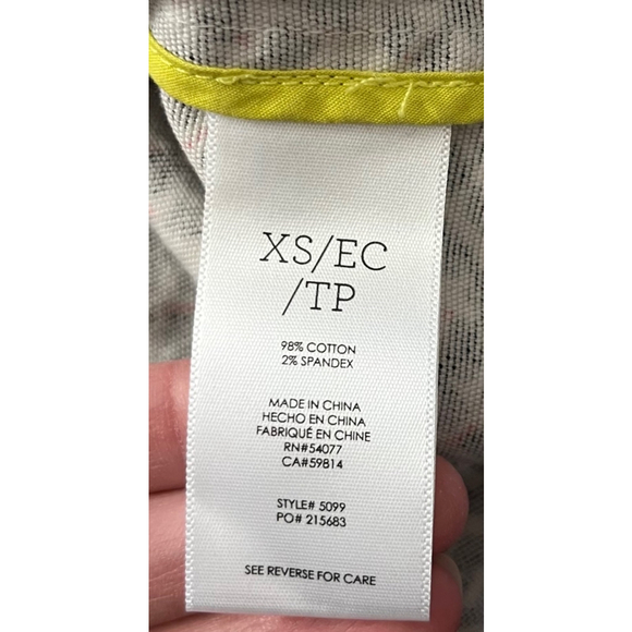 CAbi cliffside geometric moto zip jacket style 5099 XS - Picture 10 of 12